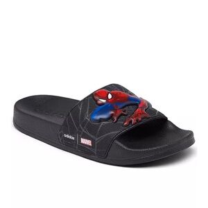 Adidas Little Boys Spider-Man Adilette Shower Slide Sandals
